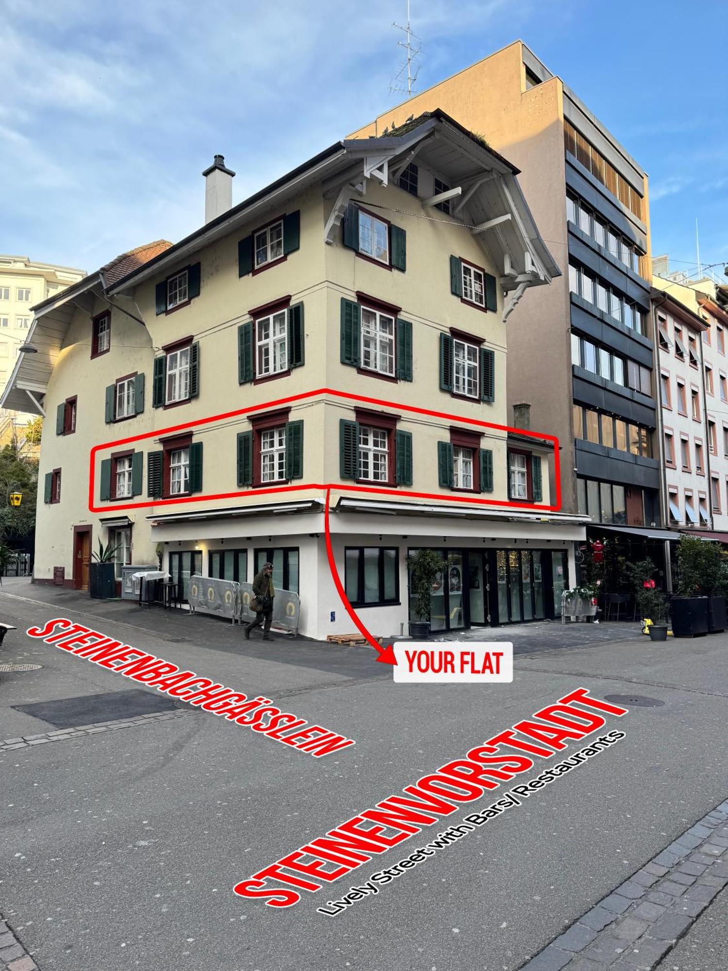 Cozy City Center, 4 Bedroom- 120Sq, 5Min Walk To Main Station Bazylea Zewnętrze zdjęcie